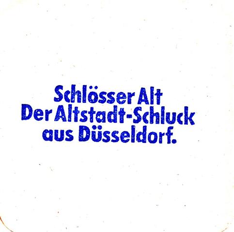 dsseldorf d-nw schlsser quad 2a (185-der altstadtschluck-blau) 